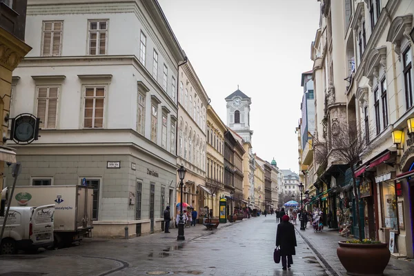 Straße in Budapest — Stockfoto