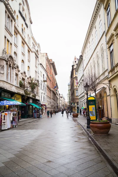 Ulice v Budapešti — Stock fotografie