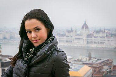 Budapeşte'de kadın