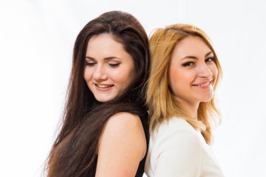 genç ve güzel bir kadın portresi