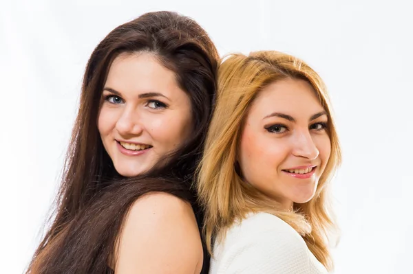 Close up portrait of a pretty young women — Stock Photo, Image