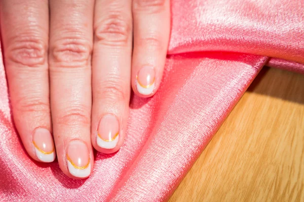 Female hands with manicure — Stock Photo, Image