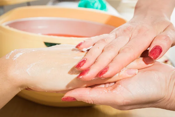 Manicure de spa — Fotografia de Stock