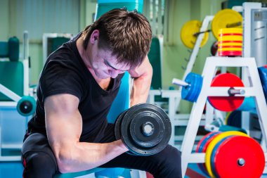 adam ile Halter egzersiz