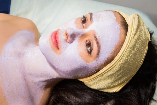 Spa facial procedure — Stock Photo, Image