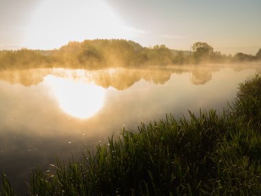 sunrise, nehir