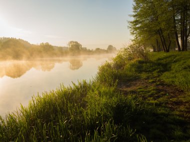 sunrise, nehir