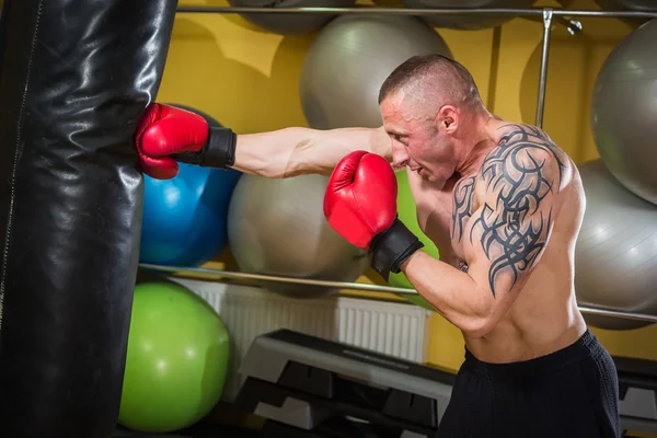 Man boxing — Stock Photo, Image