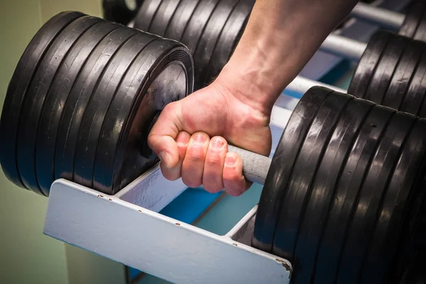 Handhållen hantel — Stockfoto