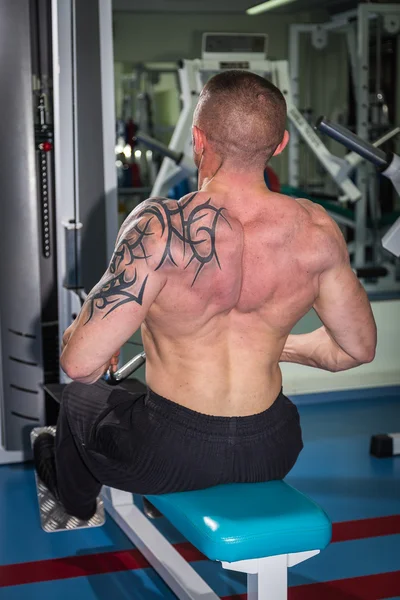 Man in the gym — Stock Photo, Image