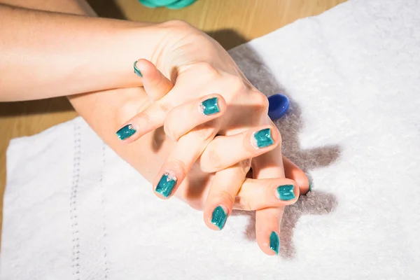 Stijlvolle manicure — Stockfoto