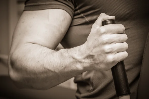 Man in the gym — Stock Photo, Image