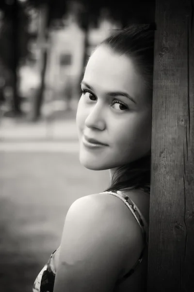 Brunette woman portrait — Stock Photo, Image