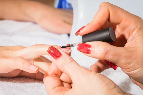 Manicure behandeling — Stockfoto