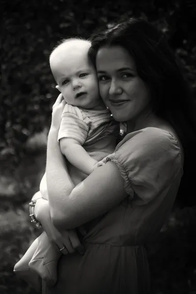 Mother and child smiling Stock Picture