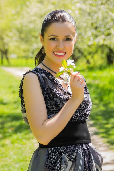 Brünette Frau — Stockfoto