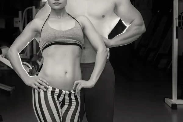 运动型的男人和女人 — 图库照片