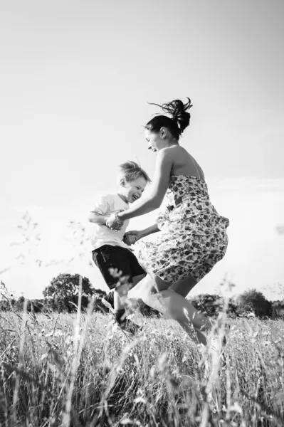 Mère et fils — Photo