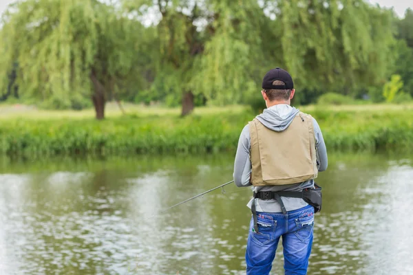 Pesca do homem — Fotografia de Stock