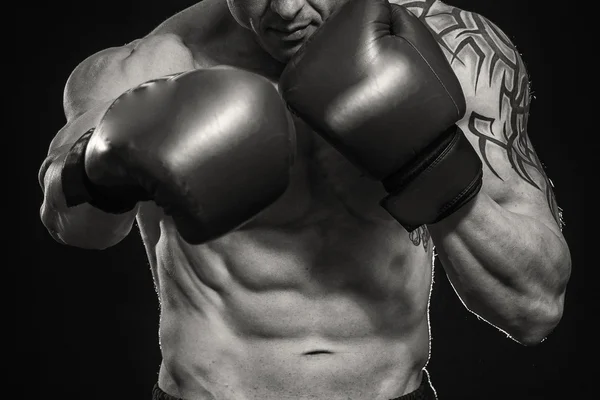 Muž boxu — Stock fotografie