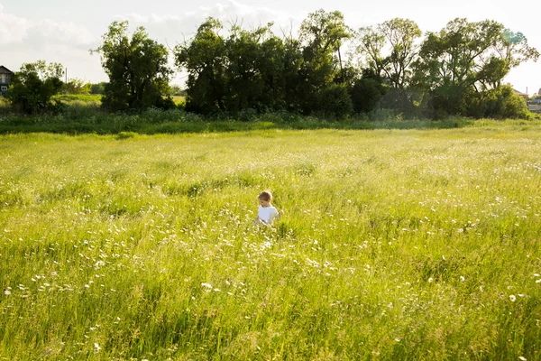Boy in field