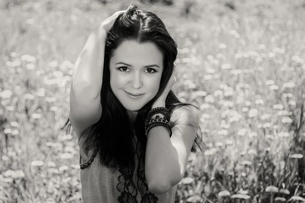 Bahar arka planda kadın