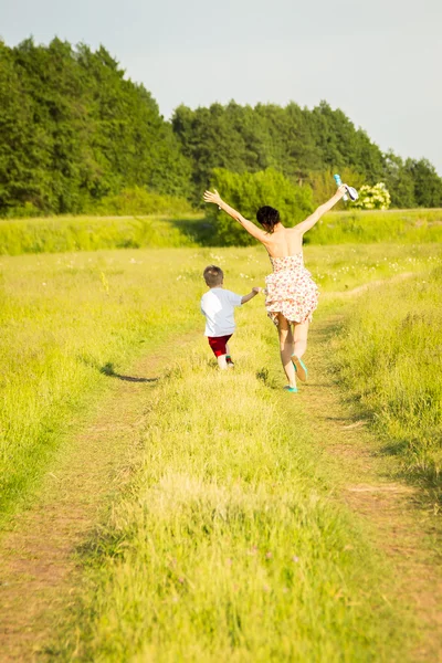 Moeder en zoon — Stockfoto