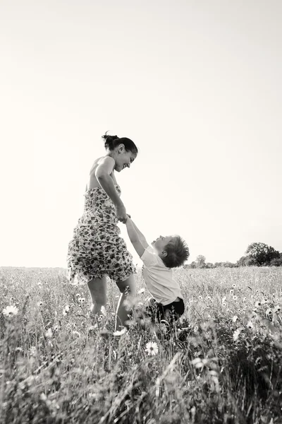 Moeder en zoon — Stockfoto