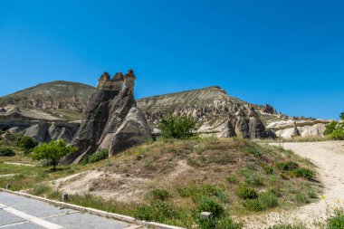 Kapadokya 'nın Kashin kasabası yakınlarında olağanüstü bir doğa.