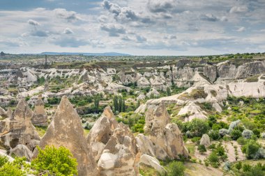 Kapadokya 'nın Kashin kasabası yakınlarında olağanüstü bir doğa.