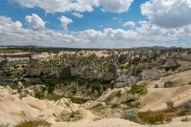Kapadokya 'nın Kashin kasabası yakınlarında olağanüstü bir doğa.