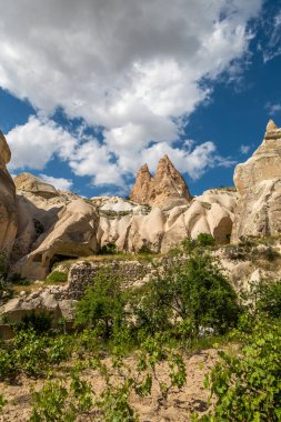 Kapadokya 'nın Kashin kasabası yakınlarında olağanüstü bir doğa.