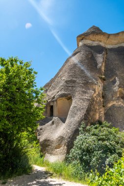 Kapadokya 'nın Kashin kasabası yakınlarında olağanüstü bir doğa.