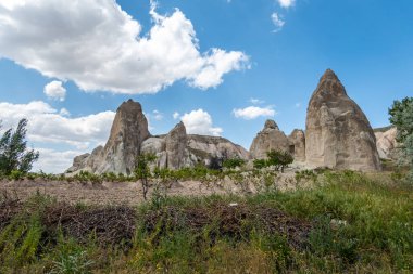 Kapadokya 'nın Kashin kasabası yakınlarında olağanüstü bir doğa.