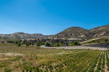 Kapadokya 'nın Kashin kasabası yakınlarında olağanüstü bir doğa.
