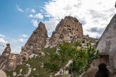 Kapadokya 'nın Kashin kasabası yakınlarında olağanüstü bir doğa.