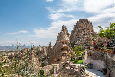 Kapadokya 'nın Kashin kasabası yakınlarında olağanüstü bir doğa.