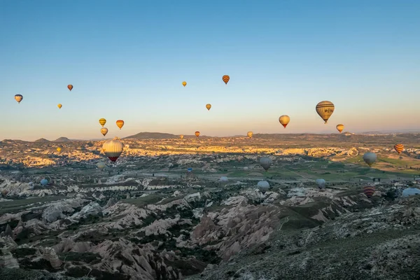 Big Tourist Attraction Cappadocia Hot Air Balloon Ride Cappadocia Known — Stock Photo, Image