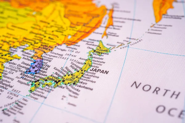 Японія Карті Подорожує Текстурою — стокове фото