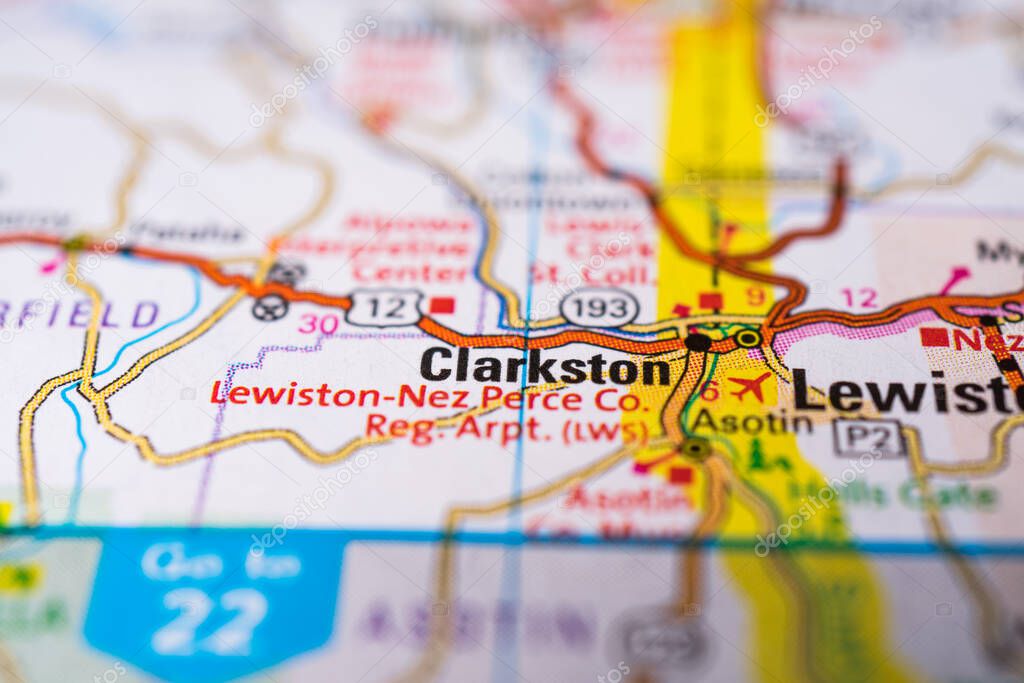 The Clarkston on USA map