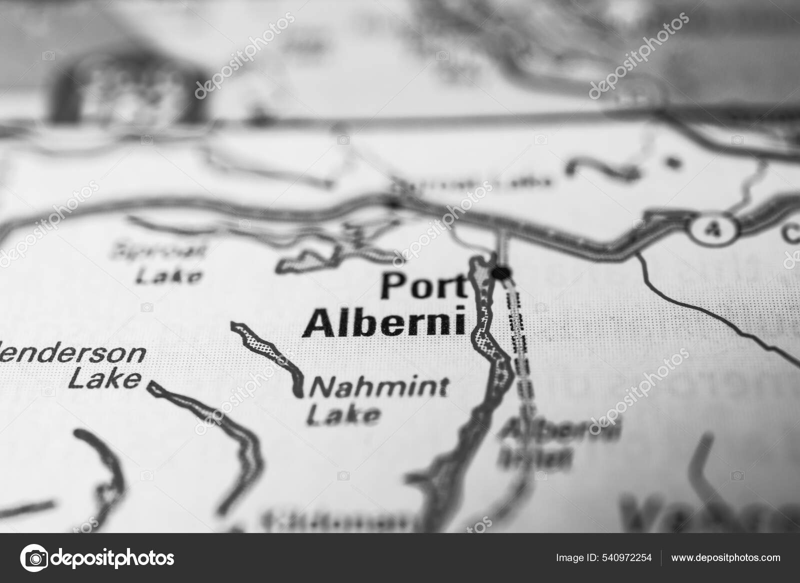 Port Alberni Map Stock Photo by ©aallm 540972254