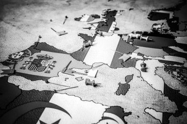 Bayraklı Avrupa Haritası