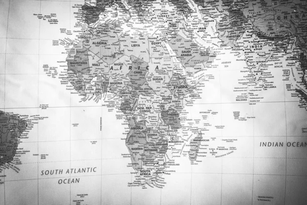 África Mapa Viagem Fundo Textura — Fotografia de Stock