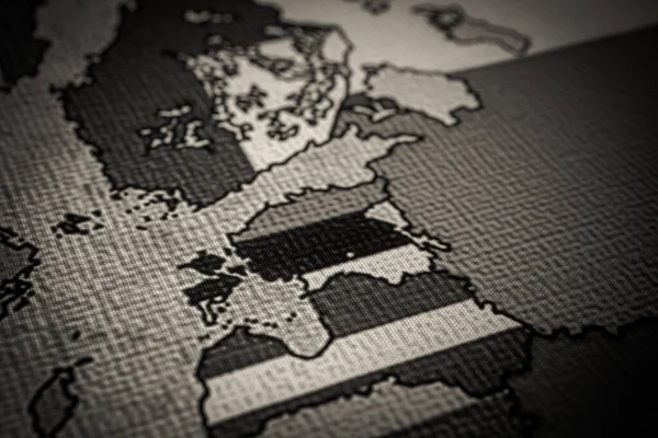 Балтийские Страны Карте Европы — стоковое фото