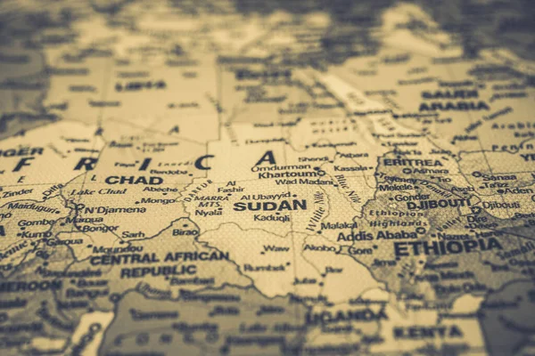 Sudão Mapa Viagem Fundo Textura — Fotografia de Stock