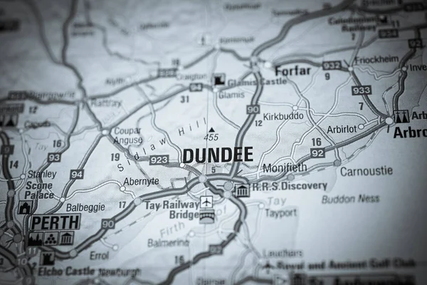 Dundee Карте Европы — стоковое фото
