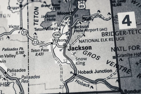 Jackson Mapie Usa — Zdjęcie stockowe