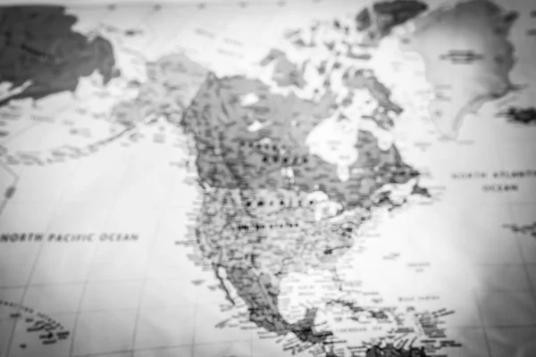 Северная Америка Карте Текстура Путешествия — стоковое фото