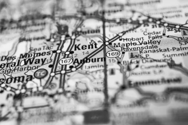 Kent Usa Map — Stock Photo, Image