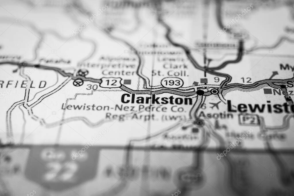 The Clarkston on USA map